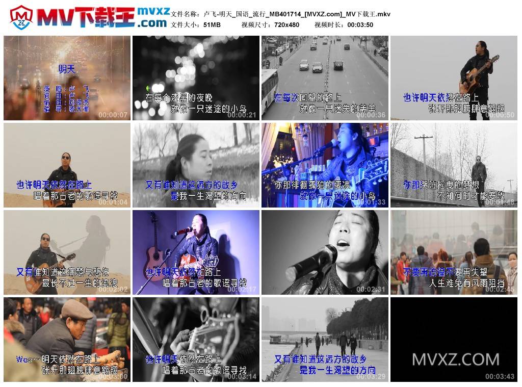 卢飞-明天_国语_流行_MB401714